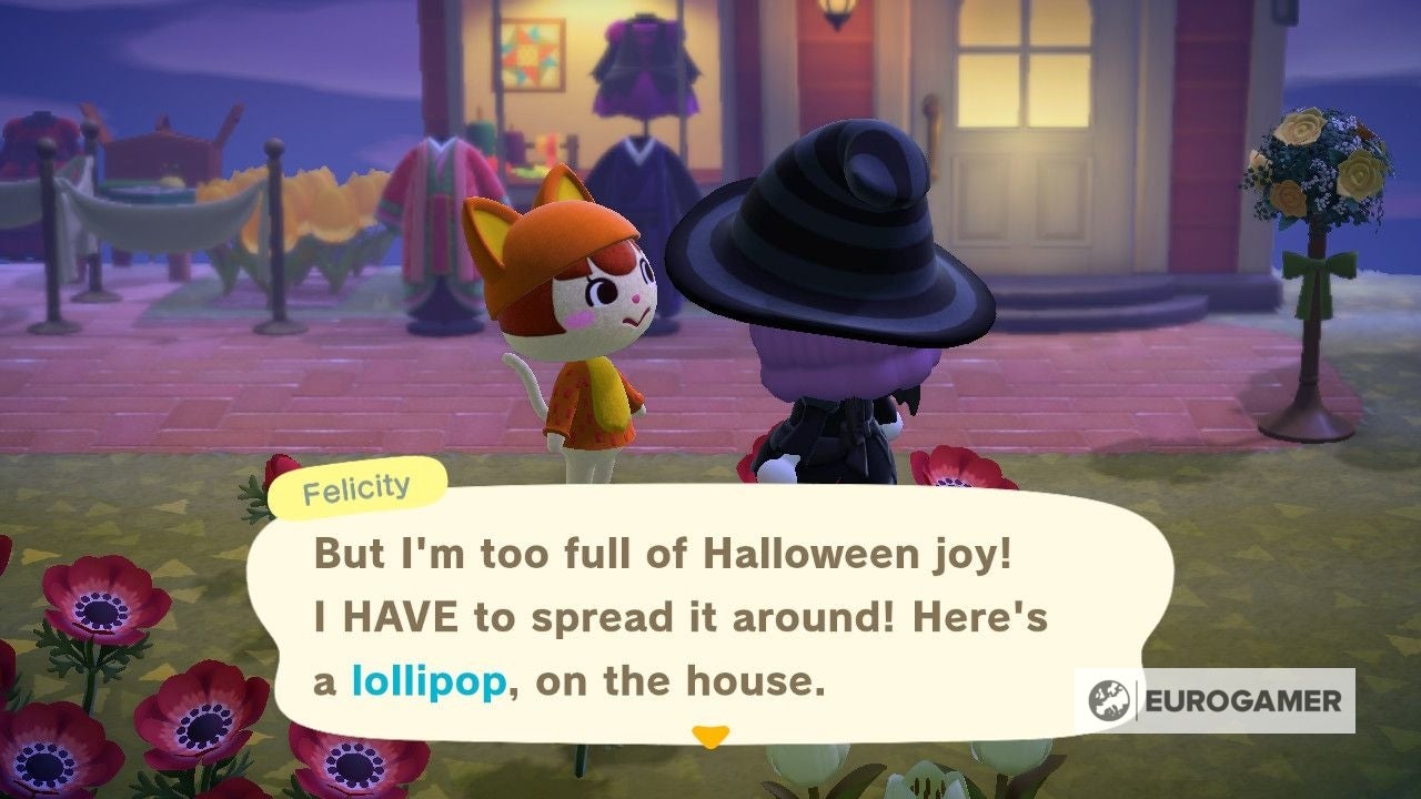Animal Crossing Halloween event How to get Candy and Lollipops, plus